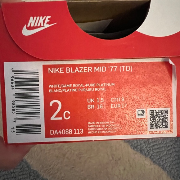 Nike blazer mid ‘77 infant sneakers - Picture 5 of 5